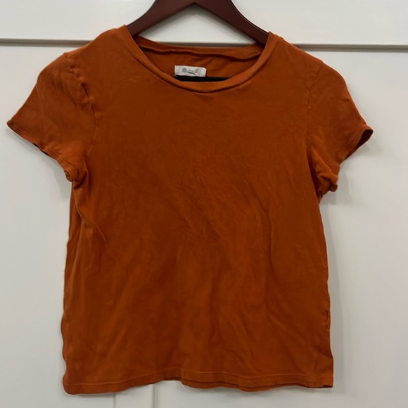 Madewell T shirt sz S Burnt Orange - Picture 1 of 2